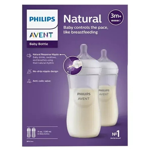 Philips avent 330ml natural - philips, 2x